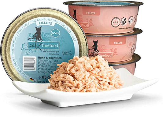 catz finefood Fillets No. 413 chicken and tuna in jelly